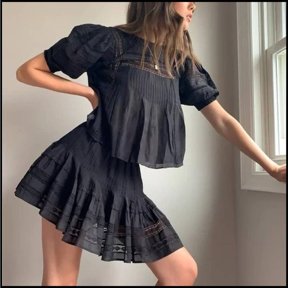 Sunday Jadie Black Blouse